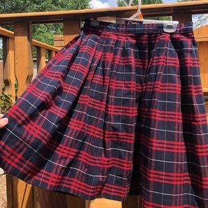 Plaid skirt
